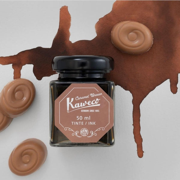 Kaweco Bottled Fountain Pen Ink 50ml-Fountain Pen Inks-Kaweco-Caramel Brown