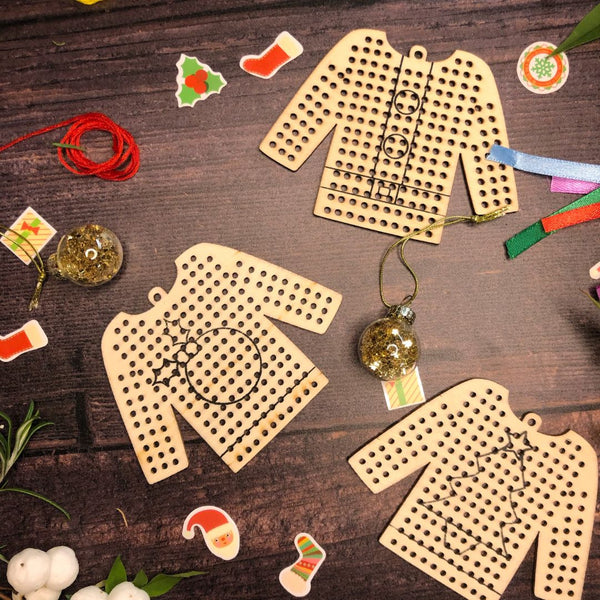Christmas Jumper Craft Kit-Craft Kits-Under the Rowan Trees-