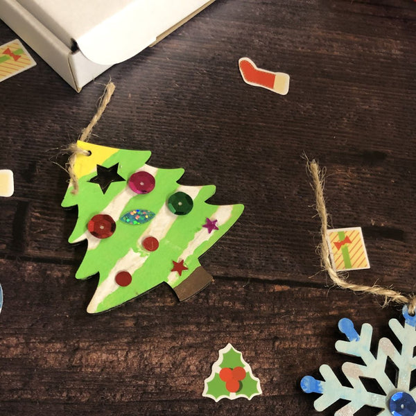 Christmas Tree Decoration Craft Kit-Craft Kits-Under the Rowan Trees-