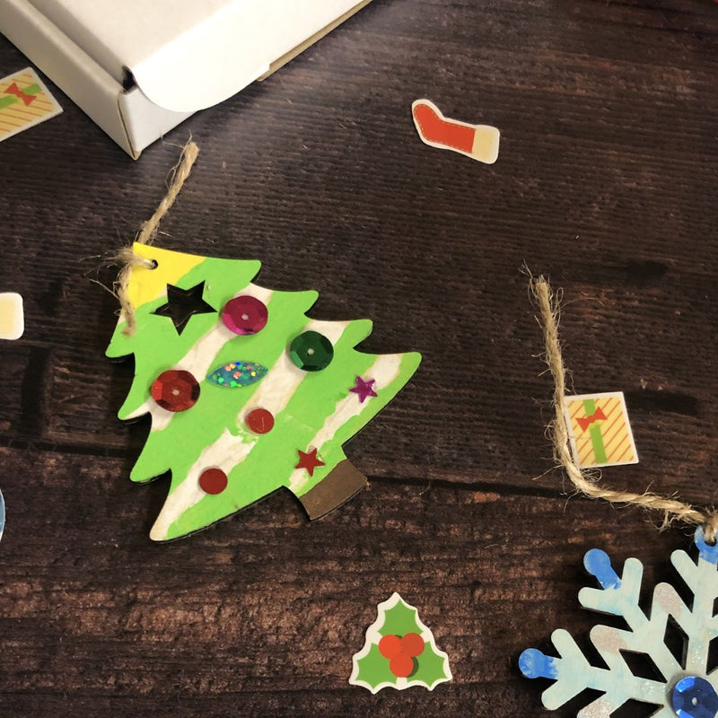 Christmas Tree Decoration Craft Kit-Craft Kits-Under the Rowan Trees-