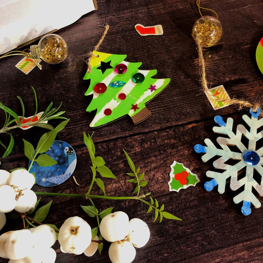 Christmas Tree Decoration Craft Kit-Craft Kits-Under the Rowan Trees-