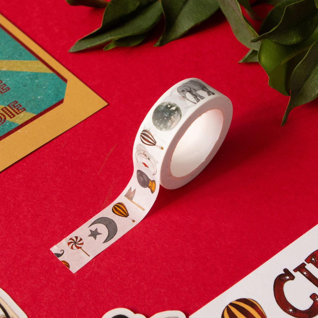 Circus Washi Tape - Under the Rowan Trees - Under the Rowan Trees