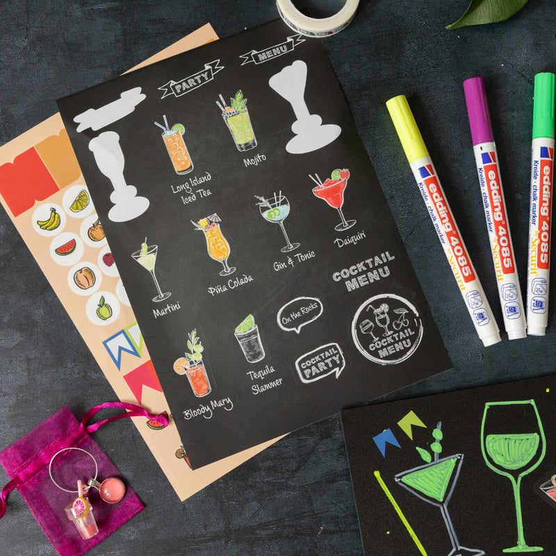 Cocktail Stickers-Stickers-Under the Rowan Trees-Illustrations