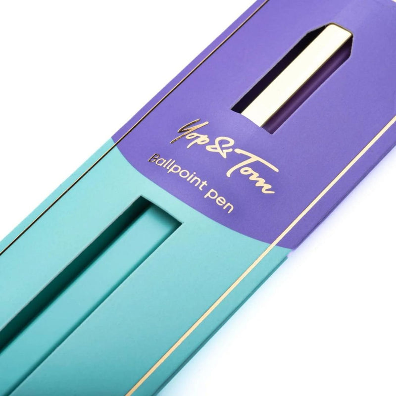 Contrast BallpointPen - Mint & Lilac-Pens-Yop & Tom-