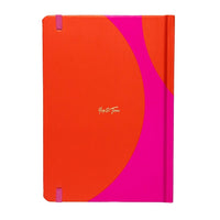 Contrast Dot Grid Notebook Red & Pink - Yop & Tom - Under the Rowan Trees