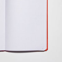 Contrast Dot Grid Notebook Red & Pink - Yop & Tom - Under the Rowan Trees