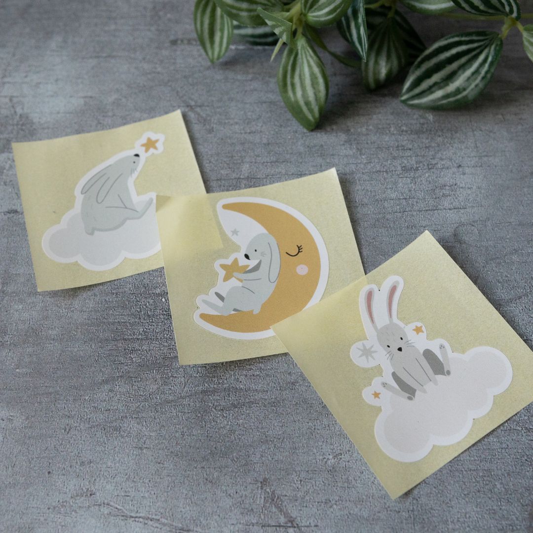 Cute Rabbit Stickers - Under the Rowan Trees - Stickers - Under the Rowan Trees