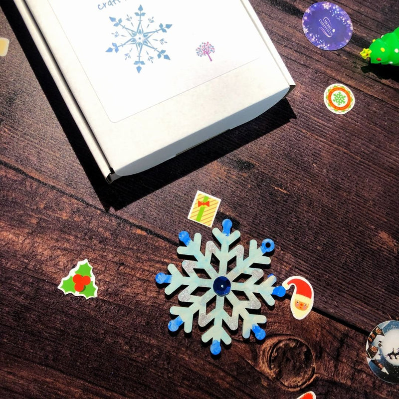 Decorate Your Own Snowflake Craft Kit-Craft Kits-Under the Rowan Trees-