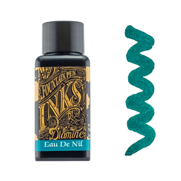 Greens Diamine Fountain Pen Inks 30ml-Fountain Pen Inks-Diamine-Eau de Nil