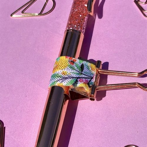 Elasticated Pen Loops-Pen Loops-Under the Rowan Trees-Lemon