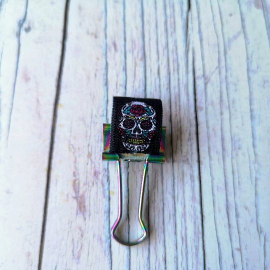Elasticated Pen Loops-Pen Loops-Under the Rowan Trees-Sugar Skull