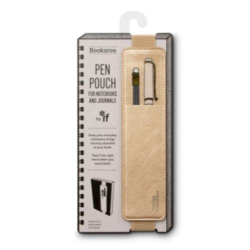 Elasticated Pen Pouch Gold - Bookaroo - Storage - Under the Rowan Trees