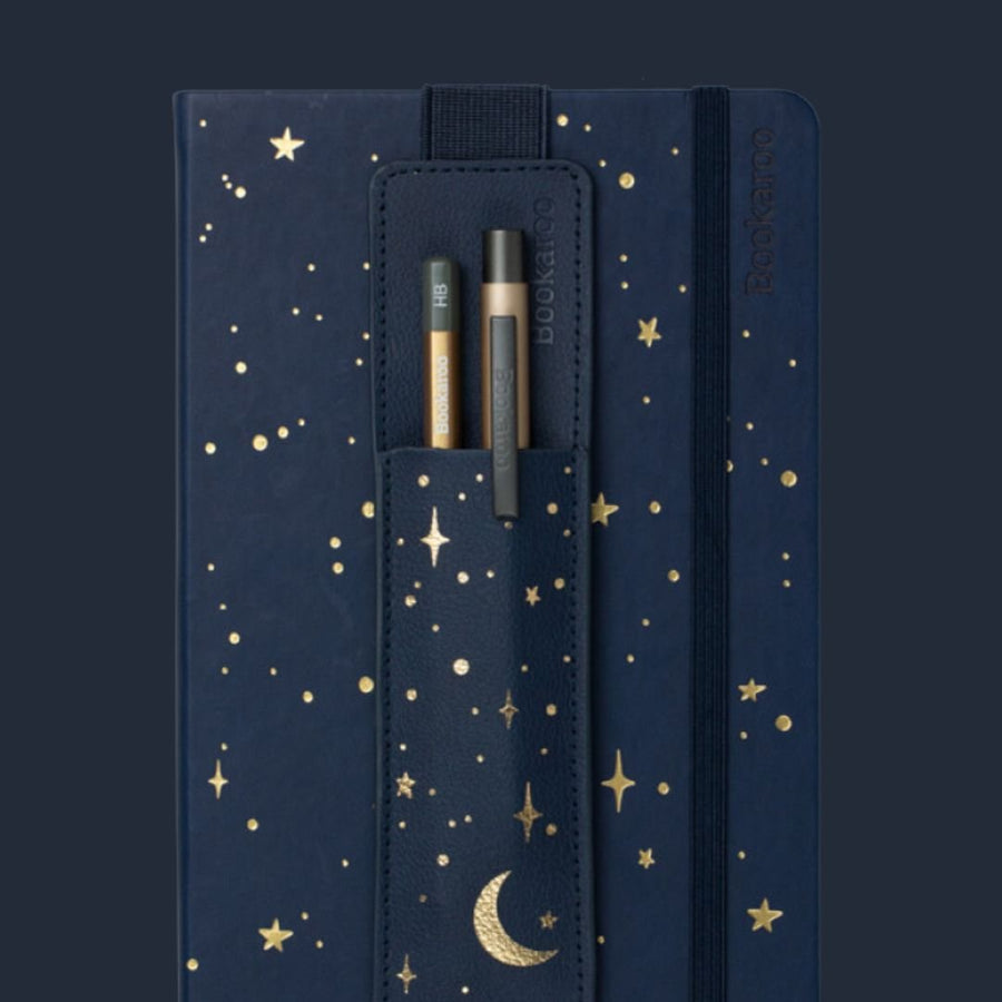 Elasticated Pen Pouch Moon and Stars - Bookaroo - Storage - Under the Rowan Trees