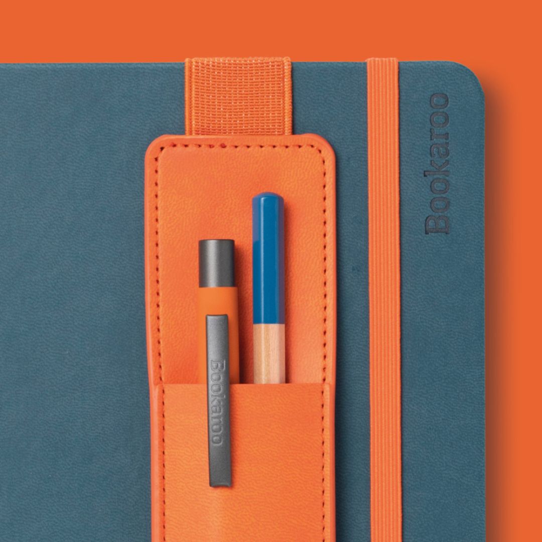 Elasticated Pen Pouch Orange - Bookaroo - Storage - Under the Rowan Trees
