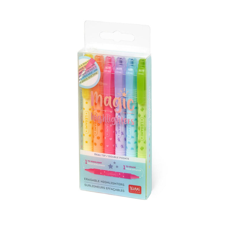 Erasable Highlighters Set of 6 Legami-Pens-Legami-