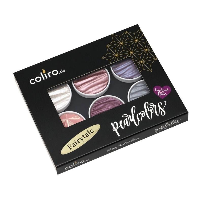 Fairytale Coliro Pearlcolors Set of Six-Calligraphy Inks-Coliro-