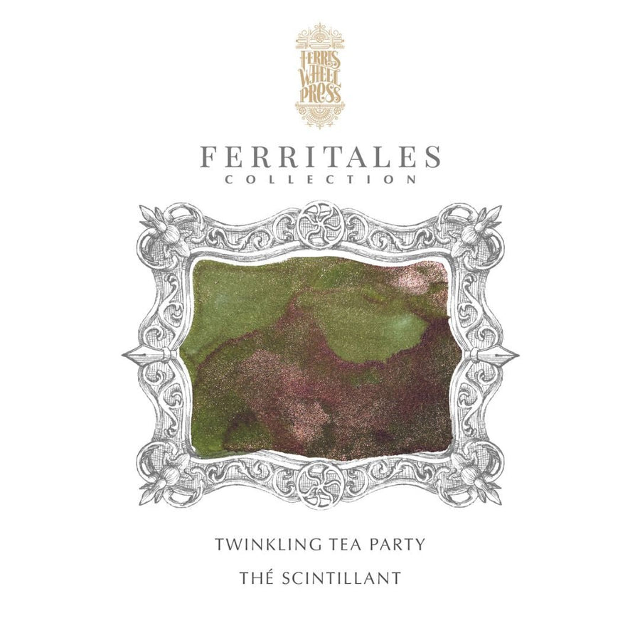 FerriTales Down the Rabbit Hole Twinkling Tea Party - Ferris Wheel Press - Fountain Pen Inks - Under the Rowan Trees