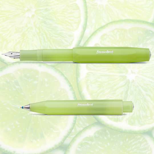 Fine Lime Frosted Sport Clutch 3.2 mm Pencil - Kaweco - Pencils - Under the Rowan Trees