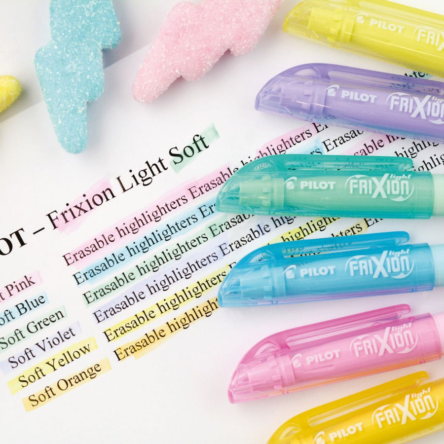 Frixion Light Soft Erasable Highlighters - Pilot - Pens - Under the Rowan Trees