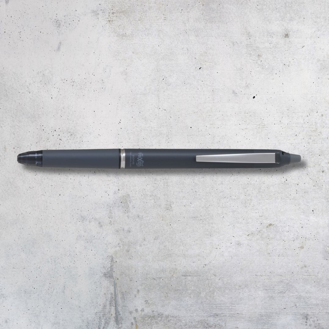 FriXion Zone 0.7mm Erasable Pen Grey - Pilot - Pens - Under the Rowan Trees