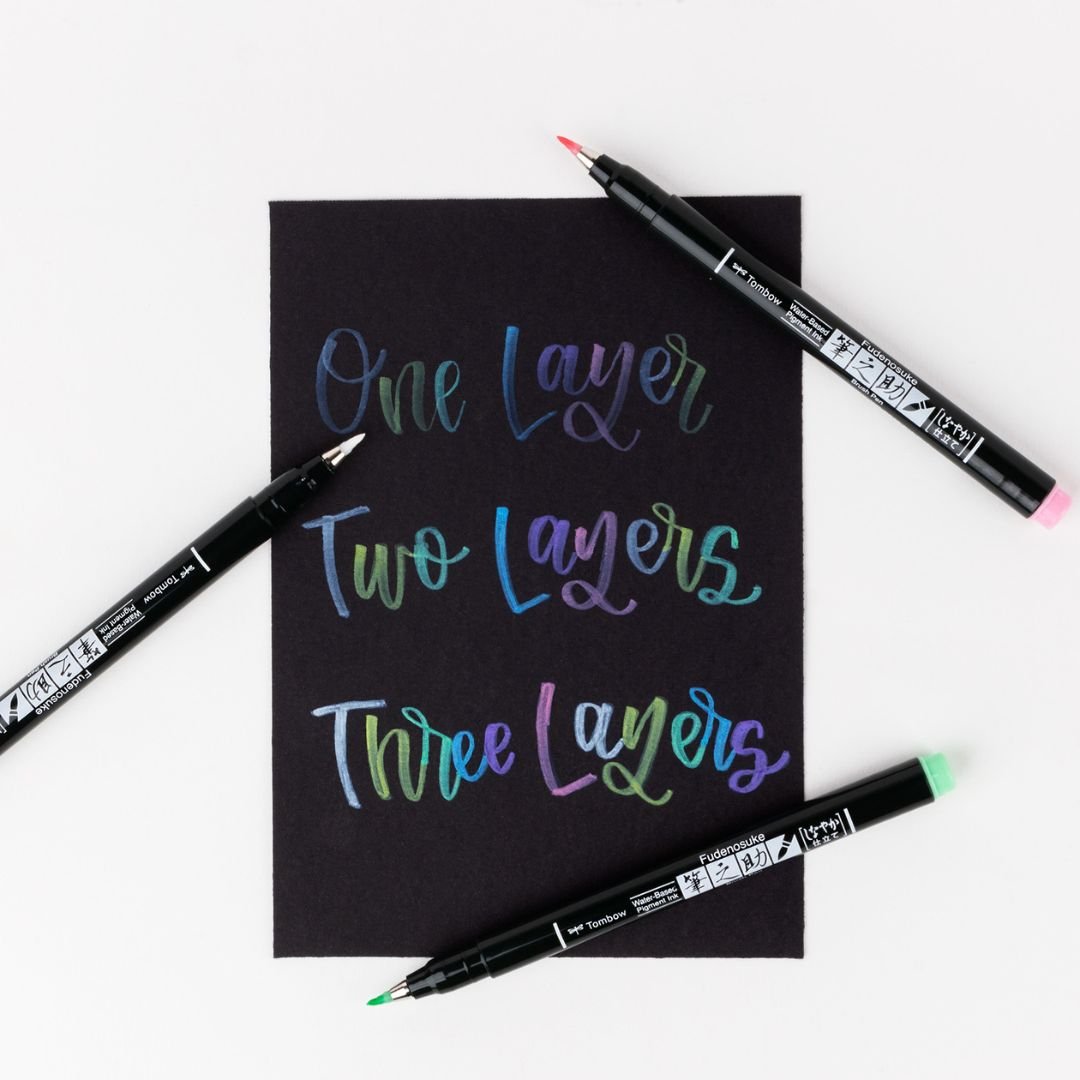 Fudenosuke Brush Pen Pastel Lavender - Tombow - Pens - Under the Rowan Trees