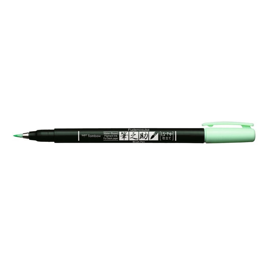 Fudenosuke Brush Pen Pastel Light Green - Tombow - Pens - Under the Rowan Trees