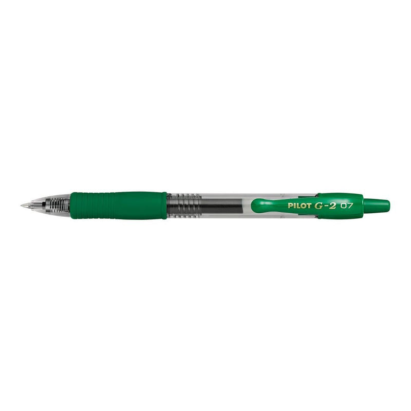 Gel Pens - G-2 07 Pilot-Pens-Pilot-Green
