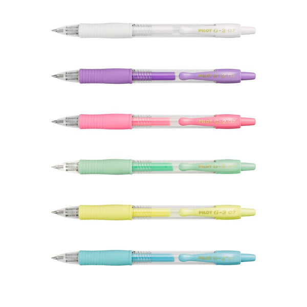 Pastel Gel Pens G-2 07 Pilot-Pens-Pilot-Pastel Blue