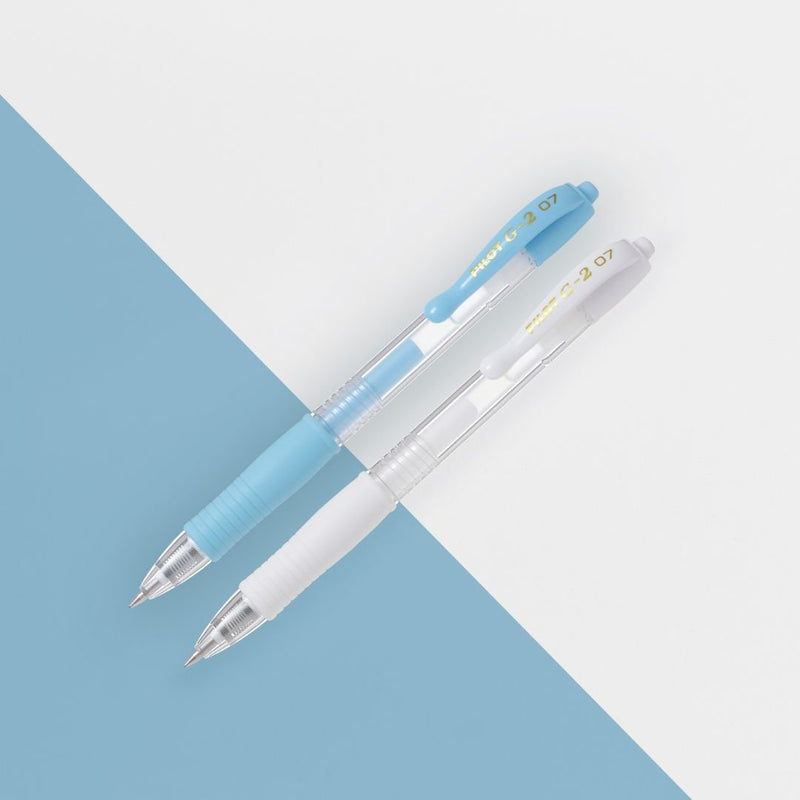 Pastel Gel Pens G-2 07 Pilot-Pens-Pilot-Pastel Blue