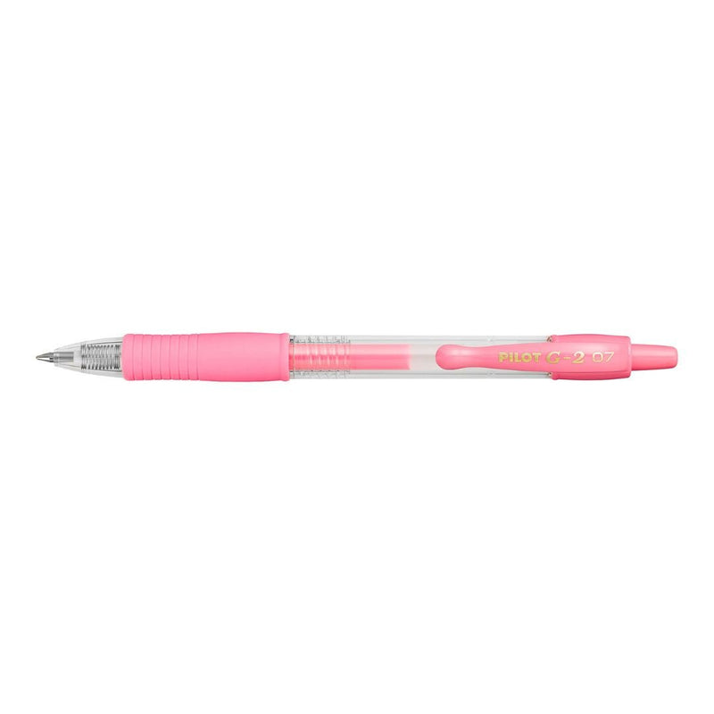 Pastel Gel Pens G-2 07 Pilot-Pens-Pilot-Pastel Pink