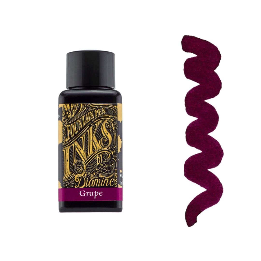 Grape Diamine Fountain Pen Ink 30ml - Diamine - Under the Rowan Trees