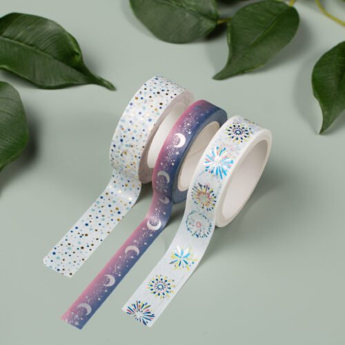 Holographic Foil Moon Washi Tape - Under the Rowan Trees - Under the Rowan Trees