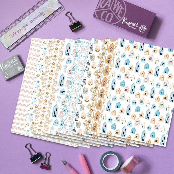Hygge Scrapbook Papers Digital Download-Digital Downloads-Under the Rowan Trees-
