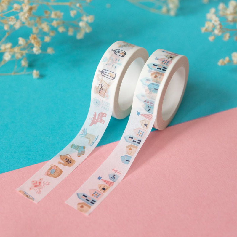 Hygge Washi Tape-Washi Tape-Under the Rowan Trees-Houses