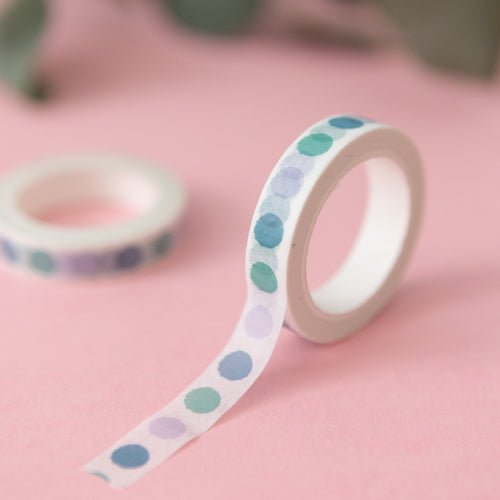 Ink Spot Washi Tape-Washi Tape-Under the Rowan Trees-Teal