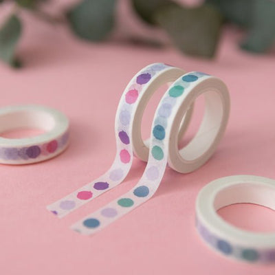 Ink Spot Washi Tape-Washi Tape-Under the Rowan Trees-Teal