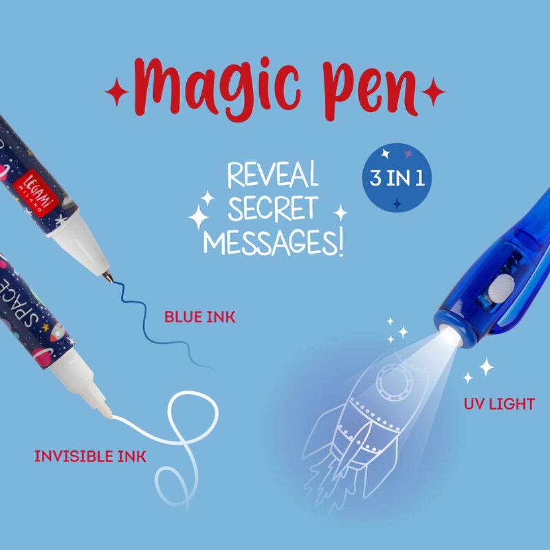 Invisible Ink Magic Pen Space - Legami - Pens - Under the Rowan Trees