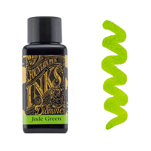 Greens Diamine Fountain Pen Inks 30ml-Fountain Pen Inks-Diamine-Jade Green
