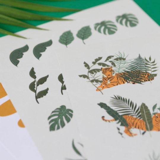 Jungle Scrapbook Papers A4 - Under the Rowan Trees - Under the Rowan Trees