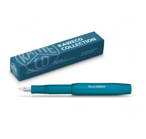 Kaweco Collection Fountain Pen - Cyan - Medium-Pens-Kaweco-