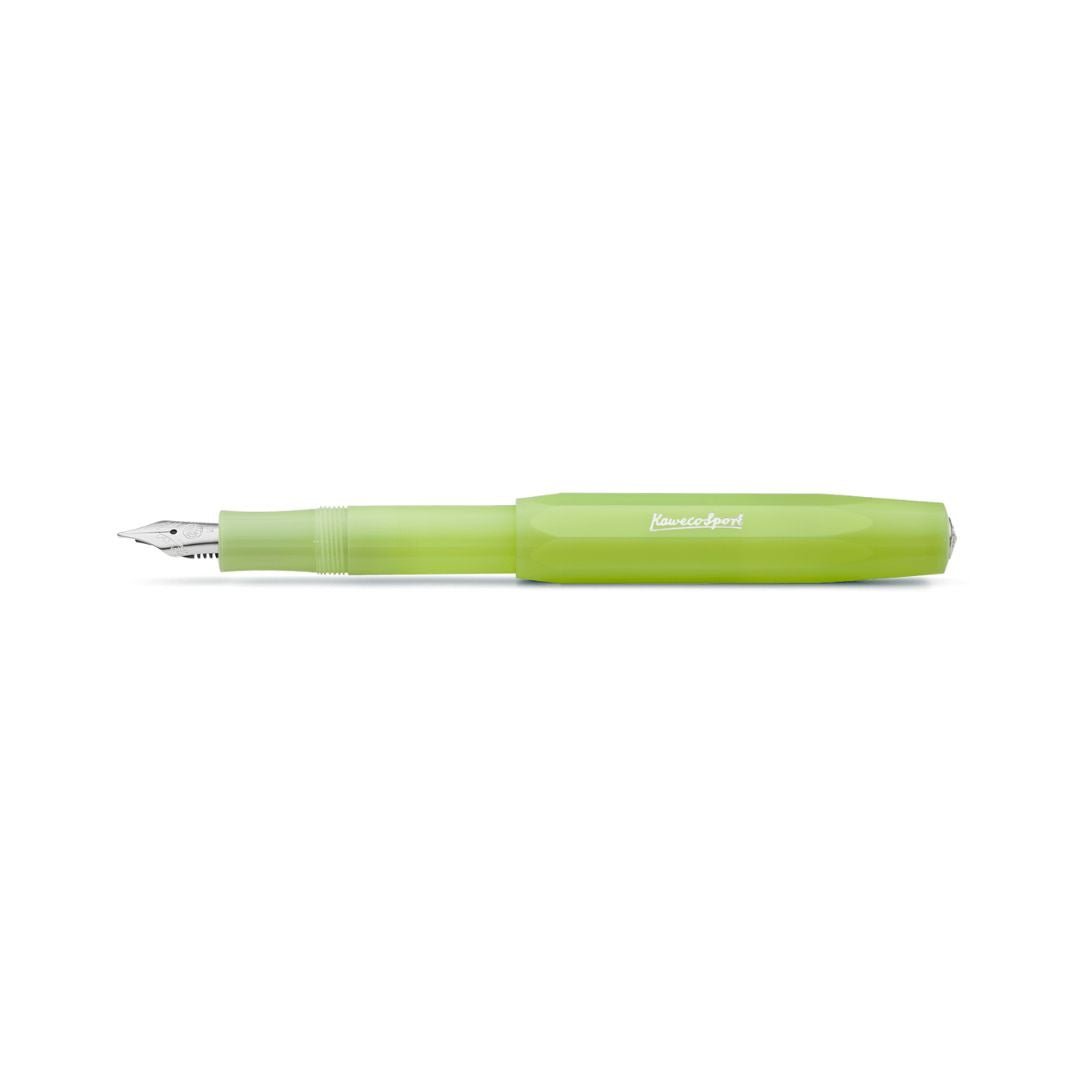 Kaweco Frosted Sport Fountain Pen Fine Lime - Kaweco - Pens - Under the Rowan Trees