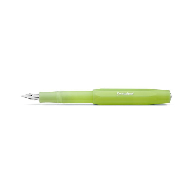 Kaweco Frosted Sport Fountain Pen Medium-Pens-Kaweco-Fine Lime