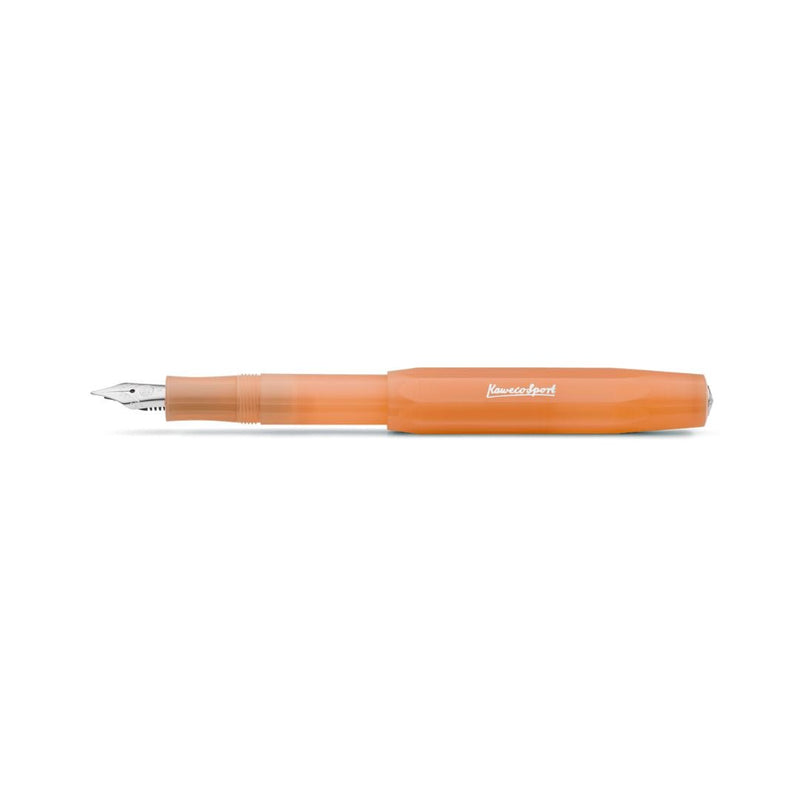 Kaweco Frosted Sport Fountain Pen Medium-Pens-Kaweco-Soft Mandarine