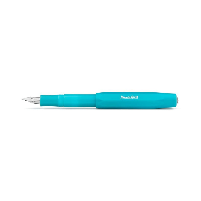 Kaweco Frosted Sport Fountain Pen Medium-Pens-Kaweco-Light Blueberry