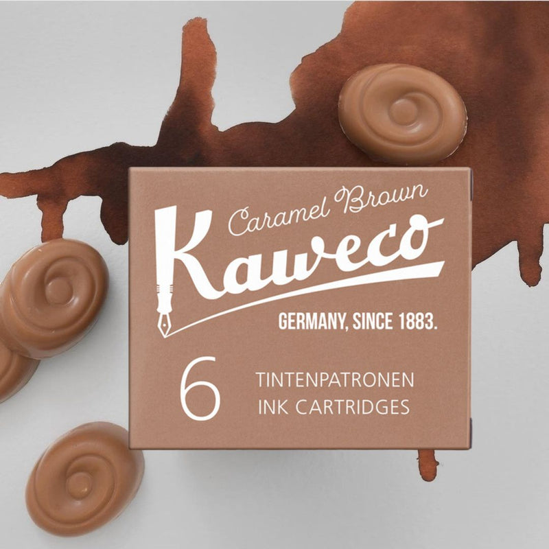 Kaweco Ink Cartridges - International Standard-Ink Cartridges-Kaweco-Caramel Brown