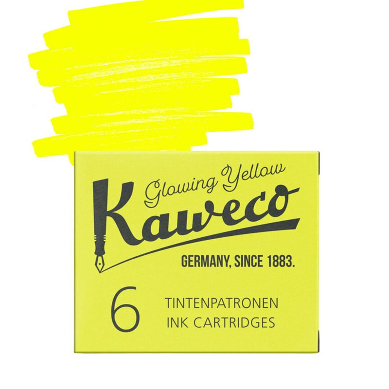 Kaweco Ink Cartridges - International Standard-Ink Cartridges-Kaweco-Highlighter Yellow