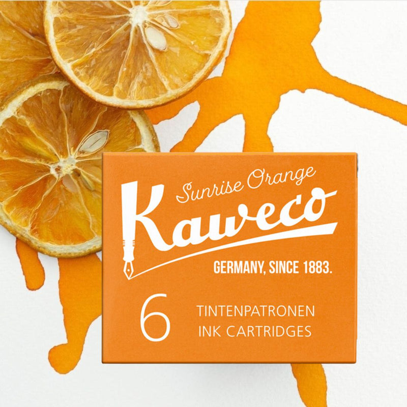 Kaweco Ink Cartridges - International Standard-Ink Cartridges-Kaweco-Sunrise Orange