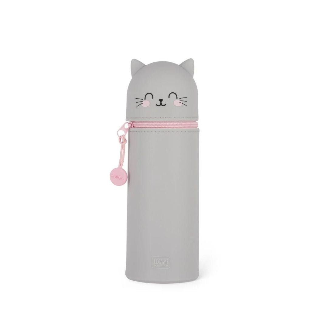 Kitty 2 in 1 Silicone Pencil Case - Legami - Under the Rowan Trees