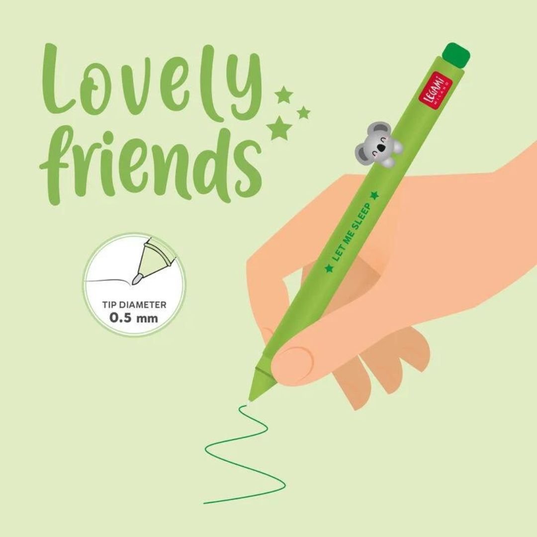 Koala Gel Pen - Lovely Friends - Legami - Pens - Under the Rowan Trees