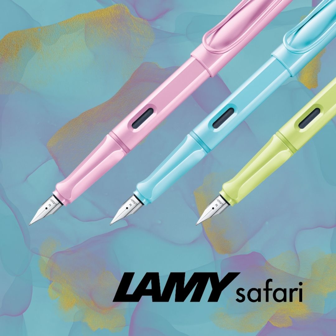 Lamy Safari Aqua Sky Deelite Fountain Pen - Lamy - Pens - Under the Rowan Trees